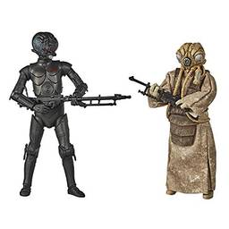 Star Wars The Black Series 4-Lom e Zuckuss - 2 figuras de 15 cm inspiradas no filme Star Wars: O Império Contra-Ataca - E9925 - Hasbro