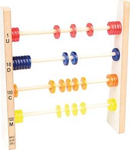 Carlu Brinquedos - Jogo para Realizar Cálculos, 4+ Anos, Color Multicolorido, 1931