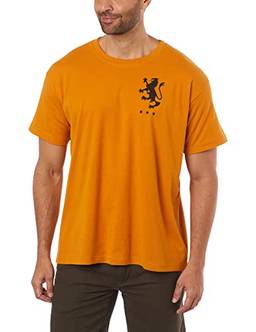 Camiseta,Big Shirt Lion,Osklen,masculino,Amarelo Escuro,P