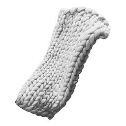 Zwbfu Manta De Malha,Cobertor robusto de malha artesanal grosso de fios de mão volumoso cobertor de sofá para sala de estar