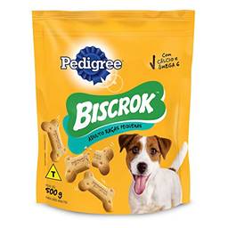 Biscoito Pedigree Biscrok Para Cães Adultos Raças Pequenas 500 g