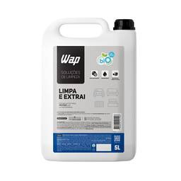 Detergente Limpador para Extratoras WAP LIMPA E EXTRAI 5L com Fragrância e sem Espuma, Branco e Azul