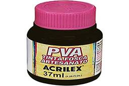 Tinta PVA, Acrilex, Fosca, Preto, 37 ml