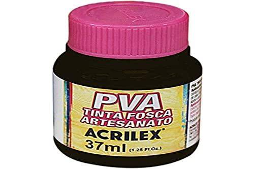 Tinta PVA, Acrilex, Fosca, Preto, 37 ml
