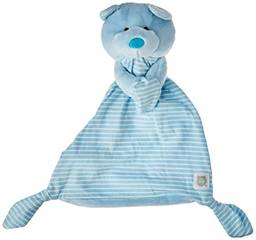 Blanket Urso Listrados, Zip, azul bebê