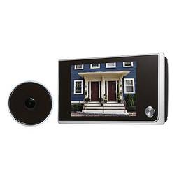 Strachey Câmera digital de porta de 3,5 polegadas LCD colorido de 120 graus Visor de olho mágico Visor de olho de porta (pilhas não incluídas)