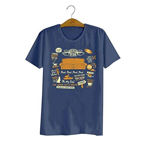 Camiseta Central Perk Studio Geek Azul 2G