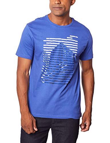 Camiseta Estampa Horizon, Aramis, Masculino, Azul Bic, XXG