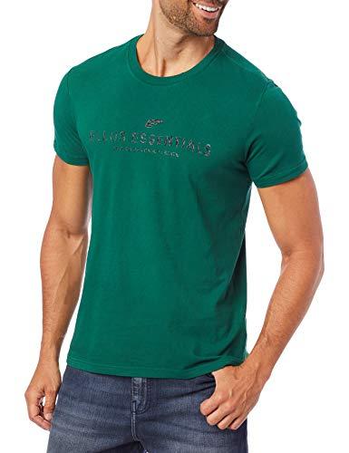 Camiseta T-Shirt, Ellus, Masculino, Verde Bandeira, GG