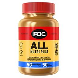 All Nutri Plus, FDC, Multivitamínico e Mineral, 50 Comprimidos