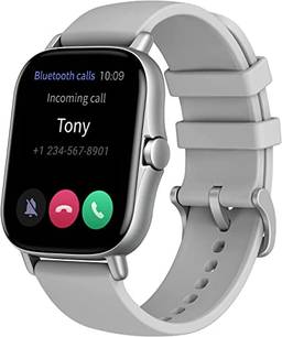 Amazfit GTS 2 Bluetooth Smartwatch Nadar Alexa Incorporado em 12 modos esportivos Smartwatch Android iOS Grey
