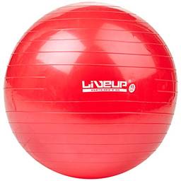 Bola Suiça S, 45 cm, Vermelha, LiveUp
