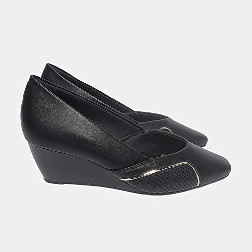Sapato Malu Super Comfort Andrielle Feminino Preto 36