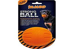 JAMBO PET Brinquedo Bola Forte Pequena Laranja Para Cães