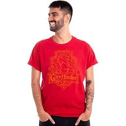 Camiseta casas grifinoria, clube comix, unissex, vermelho, M