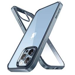 SUPCASE Capa Unicorn Beetle Edge Series para iPhone 13 Pro Max (versão 2021) 15,7 cm, capa transparente com TPU interno e parte traseira transparente(Azul)