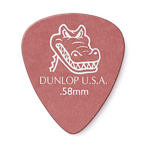Dunlop 417P.58 Gator Grip, Vermelho.58 mm, Pacote com 12/Jogador.58 mm | Vermelho, Pacote com 12