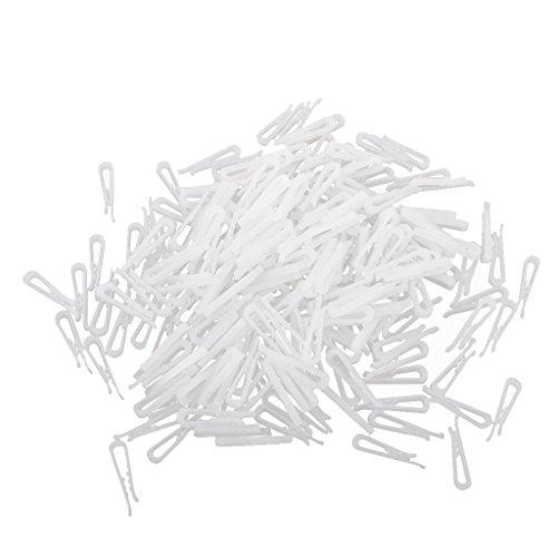200x clipes de plástico com para camisa social embalagem de vestuário
