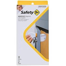Safety 1st Sistema de bloqueio magnético adesivo, 8 fechaduras e 2 chaves