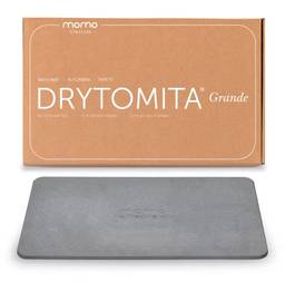 Drytomita: Tapete para Banheiro de Terra Diatomácea, Momo Lifestyle, Seca Rápido para Saída de Box, Antiderrapante (80 x 50 cm, Cinza Grafite)