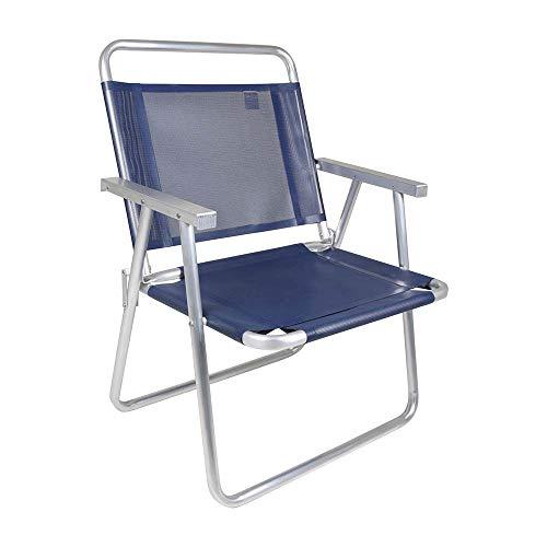 Cadeira Oversize Alumínio Azul Mor