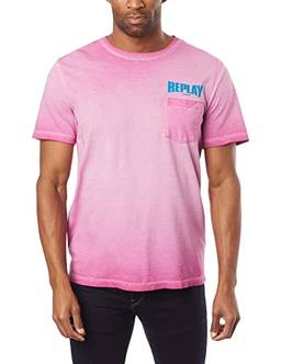 T-Shirt, Trademark, Replay, Masculino, Rosa, P