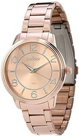Relógio Condor, Pulseira de Aço Inoxidável, Feminino Rosé CO2035MPO/4J