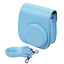 yongluo Porta-bolsa para câmera instantânea portátil em couro PU com alça de ombro compatível com Fujifilm Fuji Instax Mini 11