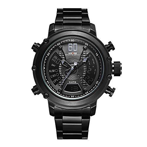 Relógio Masculino Weide AnaDigi WH-6905 - Preto e Cinza