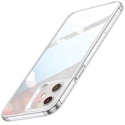 ESR Glass Case Compatível com iPhone 12 Mini Vidro Temperado Resistente a Arranhões Estrutura Flexível de Absorção de Choque - Transparente