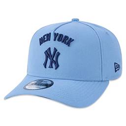 Bone New Era 9FORTY A-Frame Snapback MLB New York Yankees Vintage Aba Curva Azul Aba Curva Snapback Azul