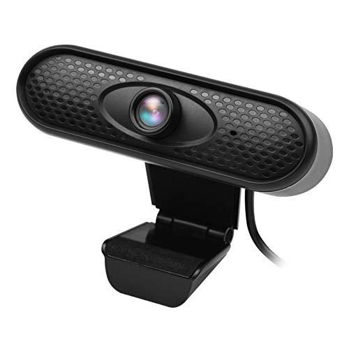 Cucudy Câmera para PC com webcam de alta definição Plug and Play 1080P com microfone embutido compatível com laptop/desktop TV para videoconferência.