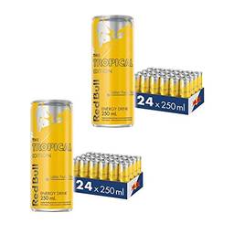 Energético Red Bull Energy Drink, Tropical, 250ml (48 latas)