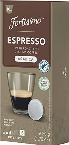 Cápsulas de Café, Espresso Arabica, Compatível Com a Máquina Nespresso, Contém 10 Cápsulas