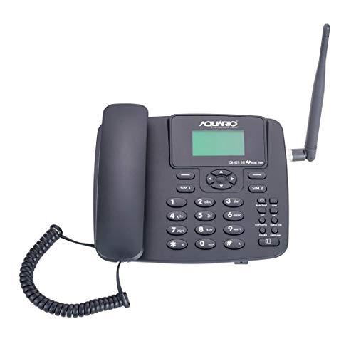 Telefone Celular Fixo 2 Chip Ca-42S3G Aquario 31131 Preto