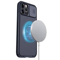 Nillkin Capa magnética CamShield Pro para iPhone 11 (6,1") com capa para câmera, compatível com MagSafe sem fio magnético de carregamento magnético, suporta suporte magnético Nillkin para carro (preto)