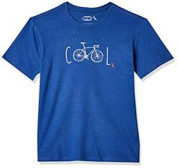 Camiseta Básica Estampa Cool, Reserva Mini, Meninos, Carbono Az, 12