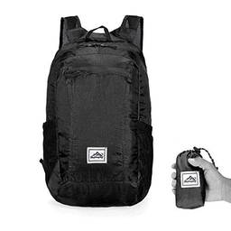 Tomshin Mochila leve portátil dobrável mochila impermeável bolsa dobrável Pacote ultraleve ao ar livre para mulheres homens viagens caminhadas