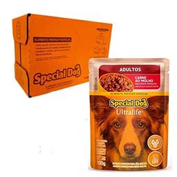 Ração Úmida Special Dog Ultralife para Cães Adultos Sabor Carne ao Molho 100g - Pack com 12 unidades