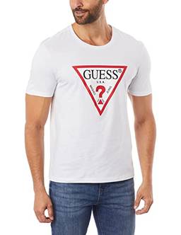 T-Shirt Triangulo, Guess, Masculino, Branco, GG