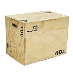 KALLANGO Caixa Plyo Box Naval Pequena 50X30X40Cm, Bege