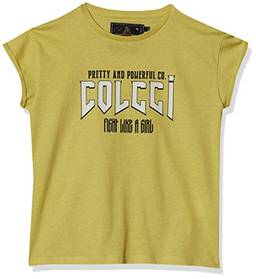 Camiseta Estampa Colcci Fun, Meninas, Amarelo Valfes, 10