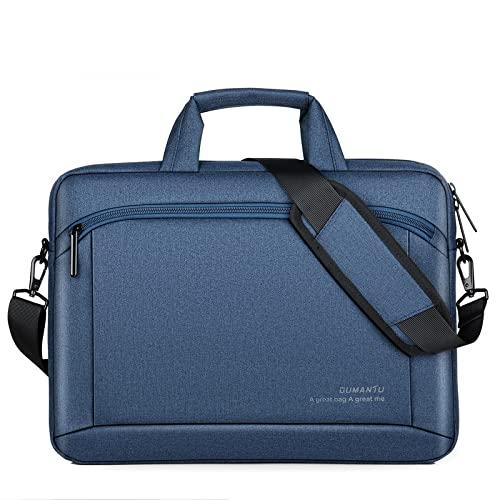 NUTOT bolsa para notebook,pasta para notebook,maleta executiva,case para notebook impermeável,portátil,Bolsas de ombro (14 polegadas,azul)