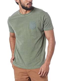 Camiseta,T-Shirt Stone Brasão,Osklen,masculino,Verde,M