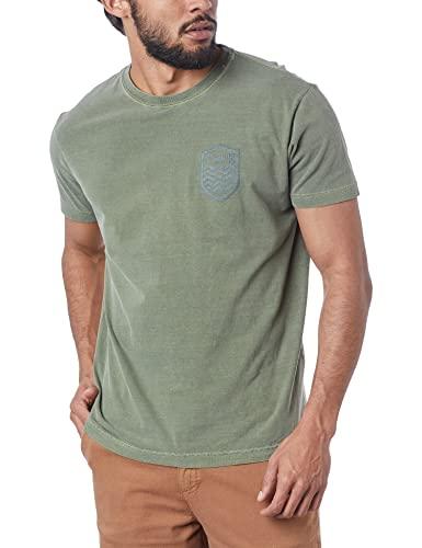 Camiseta,T-Shirt Stone Brasão,Osklen,masculino,Verde,GG