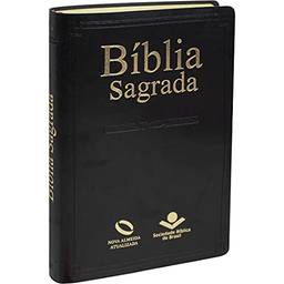 Bíblia Sagrada Nova Almeida Atualizada - Capa couro sintético preta: Nova Almeida Atualizada (NAA)