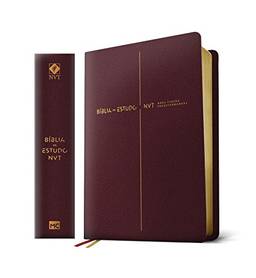 Bíblia de Estudo NVT (Nova Versão Transformadora): Capa Vinho