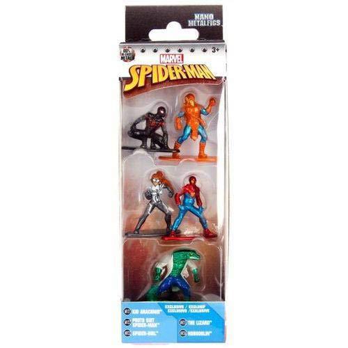 Metalfigs Nano Marvel Pack 5 Unidades Spider-Man Kid Arachnid