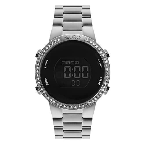 Relógio Euro Feminino Ff Glam Prata - EUBJ3279AH/3K