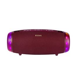 SABALA Caixa de Som Bluetooth DR-202 20W Alto-falante Bluetooth Portátil HiFi Estéreo Externo,Playtime 10Hrs, Decoração de Casa (Vermelho)